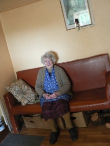 Hannie McCarthy (1918-2010), at Farramanagh, Kilcrohane (Co. Cork, Ireland)