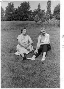 Mary Catherine (Lahey) Moran and Edith Foley